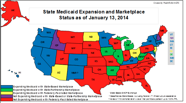 Update: Medicaid Expansion Map